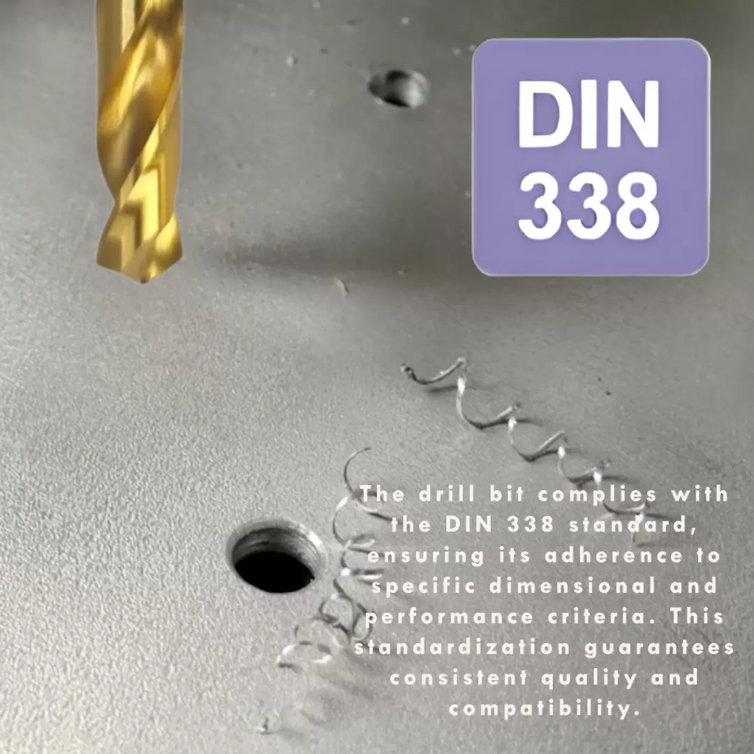 Twist Drill 1.30mm DIN 338 HSS GOLD-P Coated (YG-1)